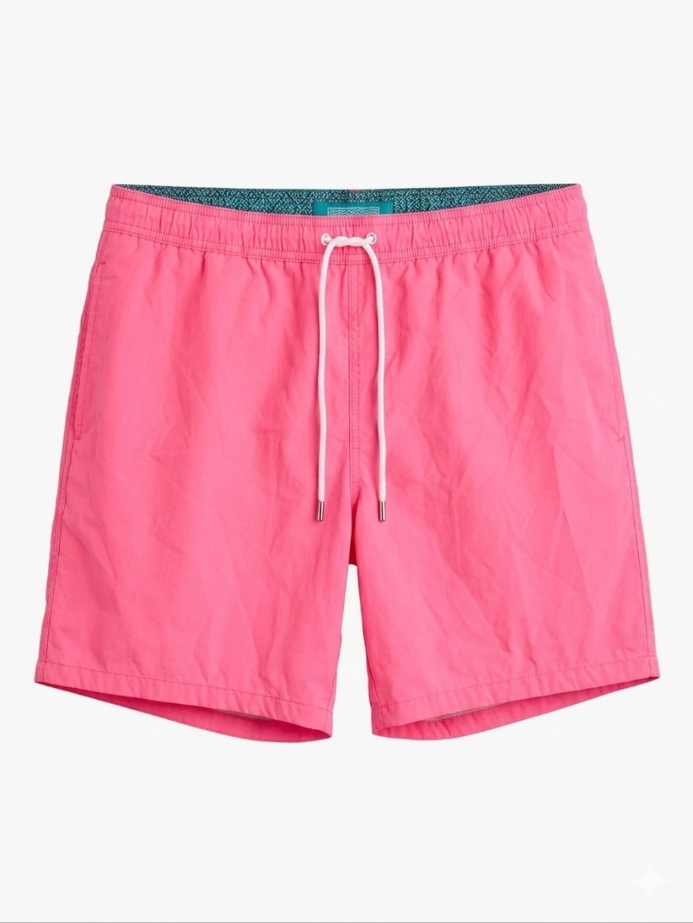 Men's Bonobos Hot Pink Drawstring Swim Shorts Trunks Size M